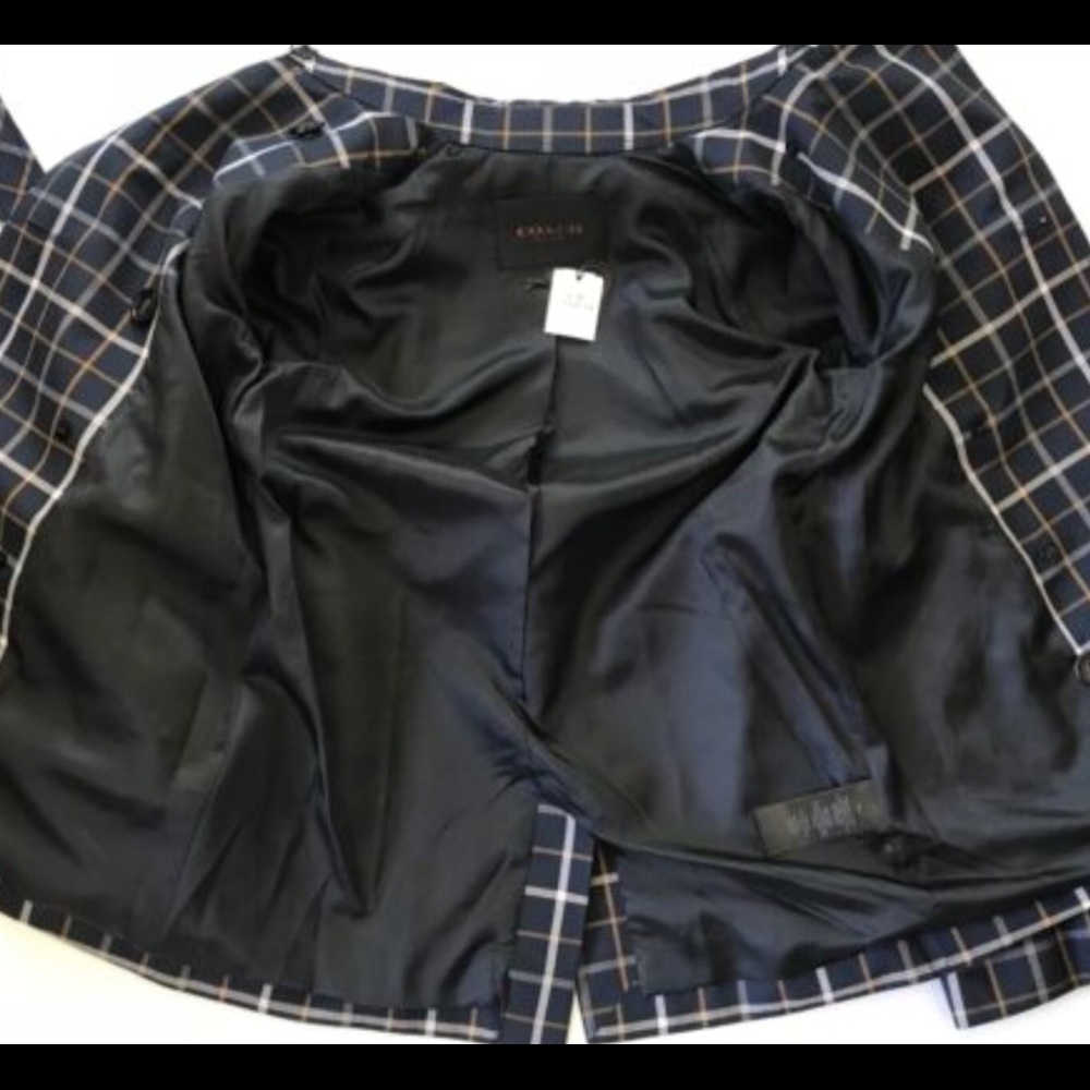 SOLD NWT Coach Trench Coat S - Picture 4 of 6